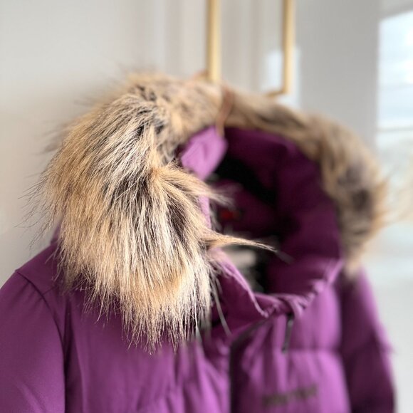 ❄️NWT❄️Women's Marmot Ithaca Down Puffer Jacket with Faux Fur❄️ - Picture 5 of 14